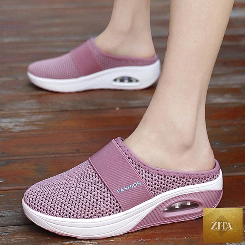 Women Stevvex fashion platform sandals with breathable mesh, cushioned soles, and lightweight design for comfortable beach and casual wear.