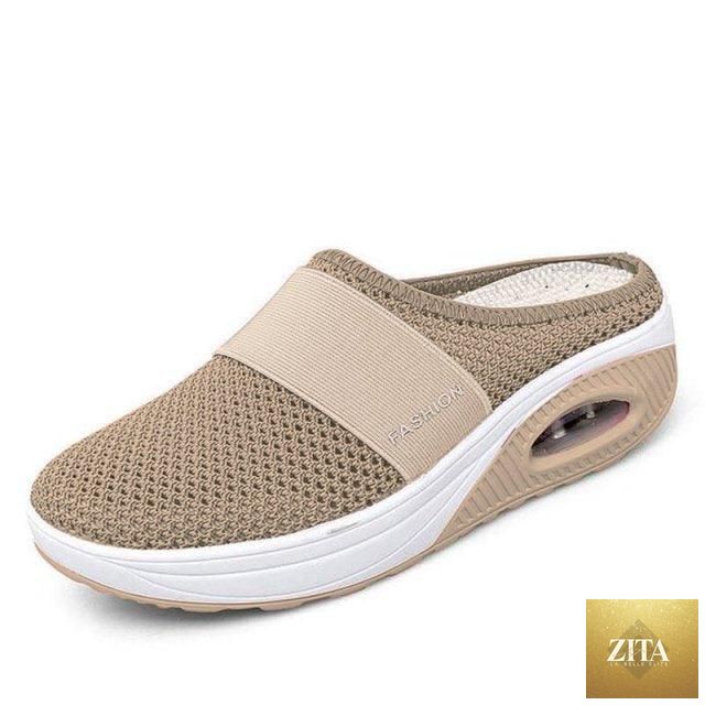 Stevvex women’s fashion platform sandals with breathable mesh, lightweight design, cushioned sole, ideal for beach or casual wear.
