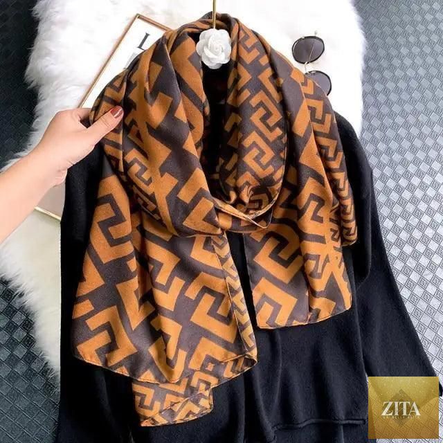 Women’s leopard print cotton scarf by Stevvex, large winter shawl with floral tassels, perfect for warm, casual winter wear.