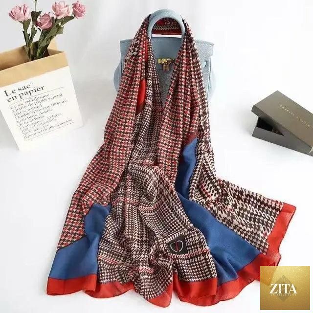 Women’s leopard print cotton scarf by Stevvex, large size winter shawl with floral tassels, perfect for warm casual wear.