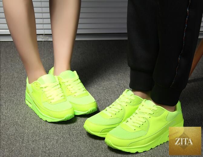 Women Stevvex soft platform sneakers in green, black, and pink with breathable air cushion, casual sporty design for walking and athletic wear.