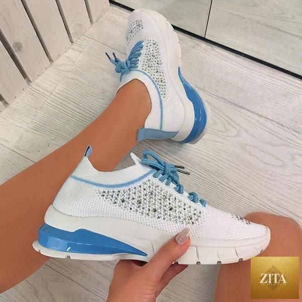 Women Stevvex sport elegant sneakers with platform soles, lightweight, breathable, casual design perfect for spring and summer activities.