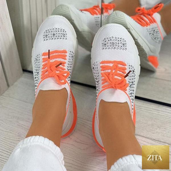 Women Stevvex sport elegant sneakers with platform soles, lightweight breathable design, casual flats, ideal for spring and summer.