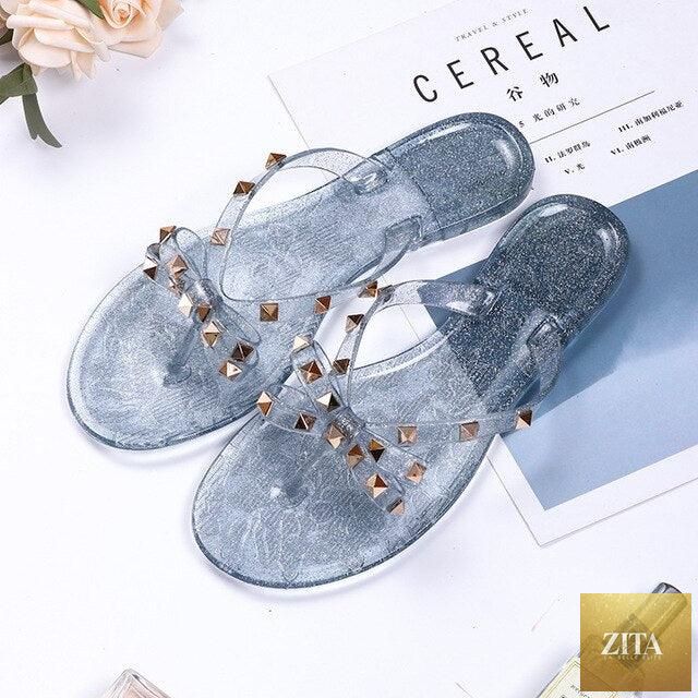 Women Stevvex summer flip-flops with thong straps, soft soles, flat slide design, perfect for beach and casual summer wear.