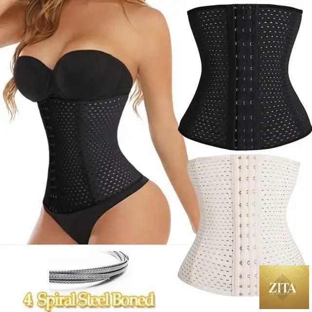 Women waist cincher by Stevvex, shaping body and postpartum belly, with adjustable straps and slimming design.