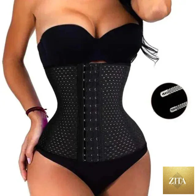 Women waist cincher and shaper by Stevvex, designed for postpartum belly slimming and body shaping, featuring modeling straps.