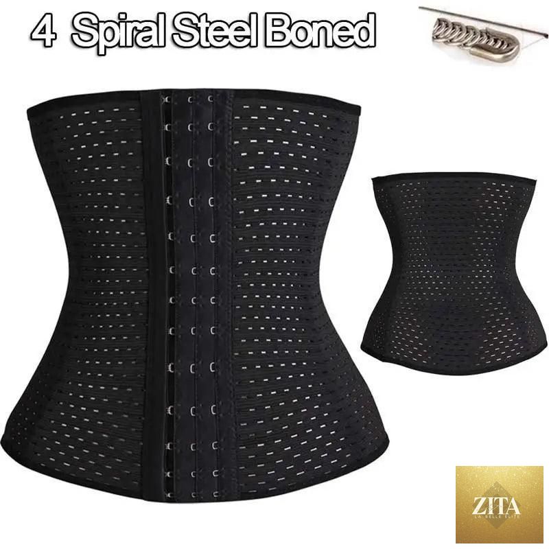 Women waist cincher by Stevvex, shaping body and postpartum belly, with adjustable modeling straps for slimming and support.