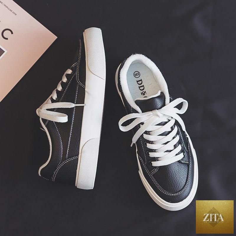 Women’s white Stevvex business sneakers with air mesh, platform sole, lightweight design, non-slip soles, perfect for spring casual wear.