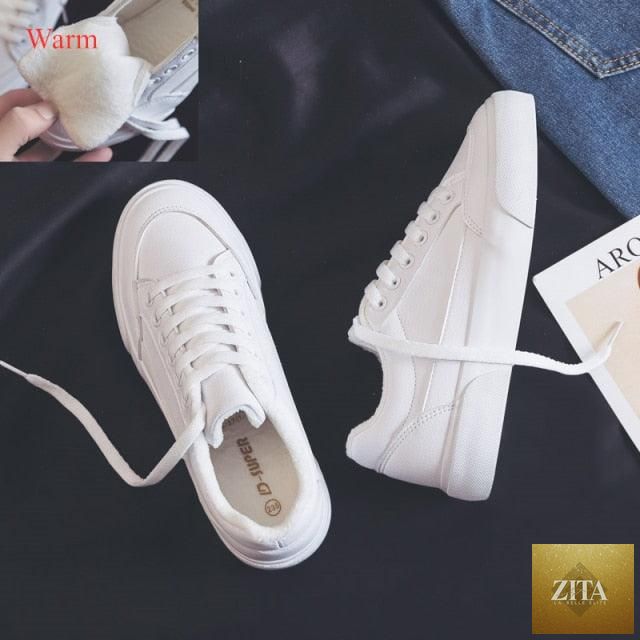 Women white Stevvex business sneakers with platform, air mesh design, lightweight, non-slip soles, perfect for casual spring walking.
