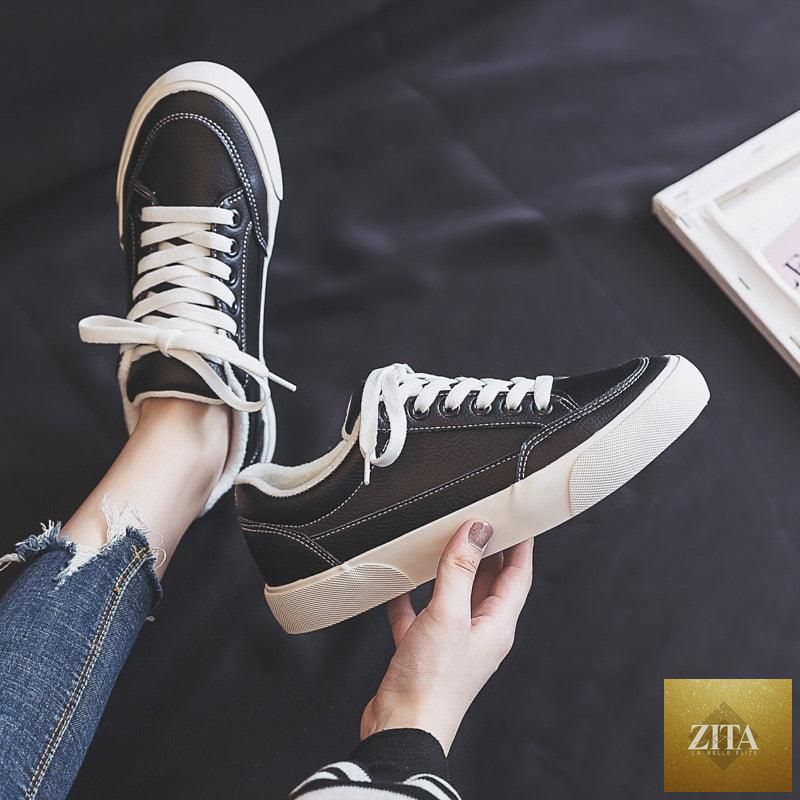 Women white Stevvex business sneakers with platform, mesh design, lightweight, slip-resistant soles, ideal for casual and spring wear.