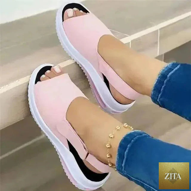 Stevvex women's casual stylish summer flats with buckle strap, comfortable and elegant fashion sandals for warm weather.
