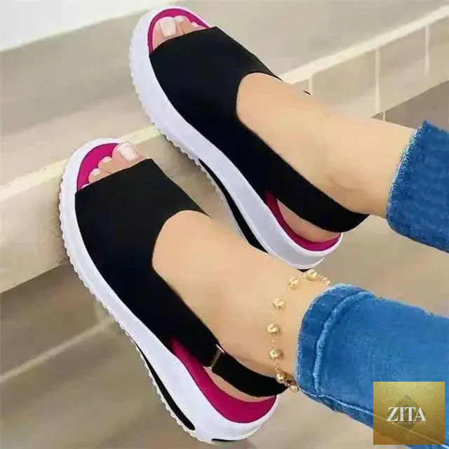 Stevvex women's casual stylish summer flats with buckle strap, elegant design, and comfortable fit for everyday wear