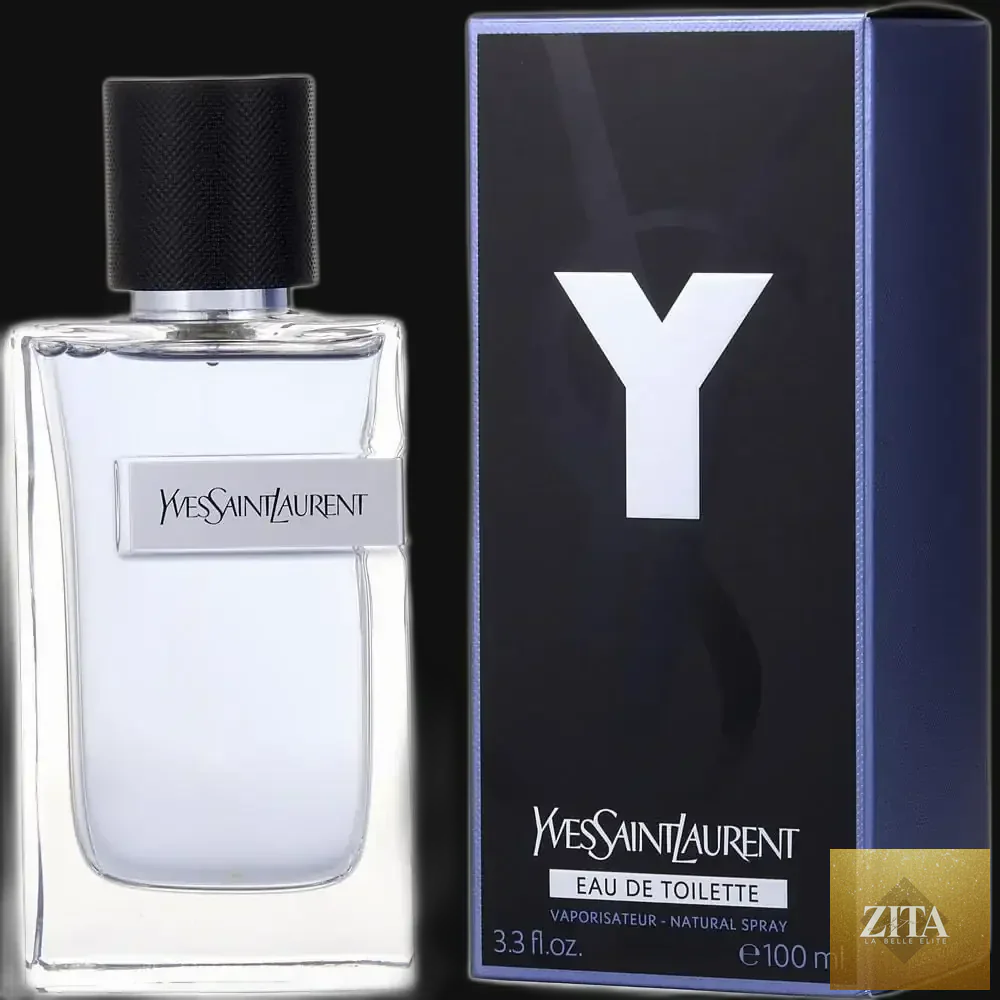 Y by Yves Saint Laurent men's cologne spray in 3.3 oz bottle, featuring a stylish design and elegant fragrance.