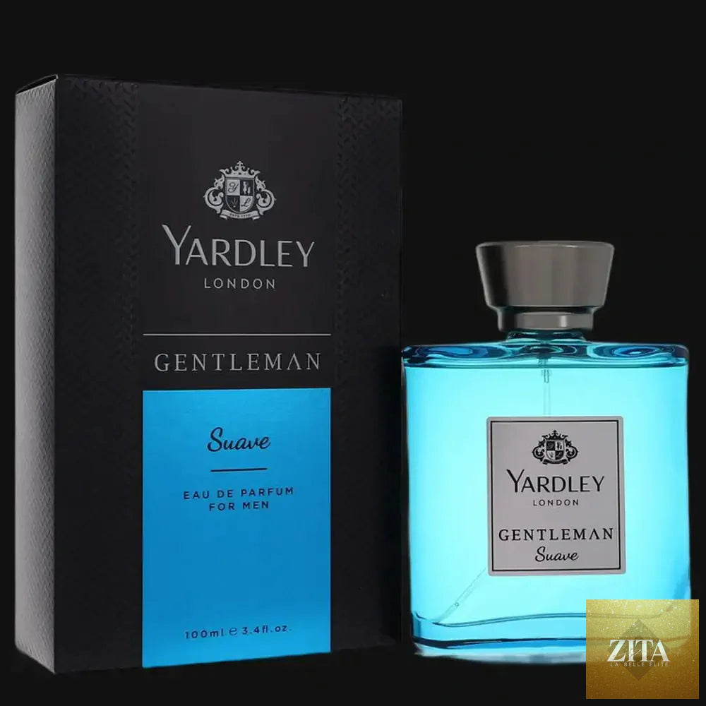 Yardley Gentleman Suave cologne spray for men by Gamer Scents, 3.4 oz eau de parfum bottle with elegant packaging