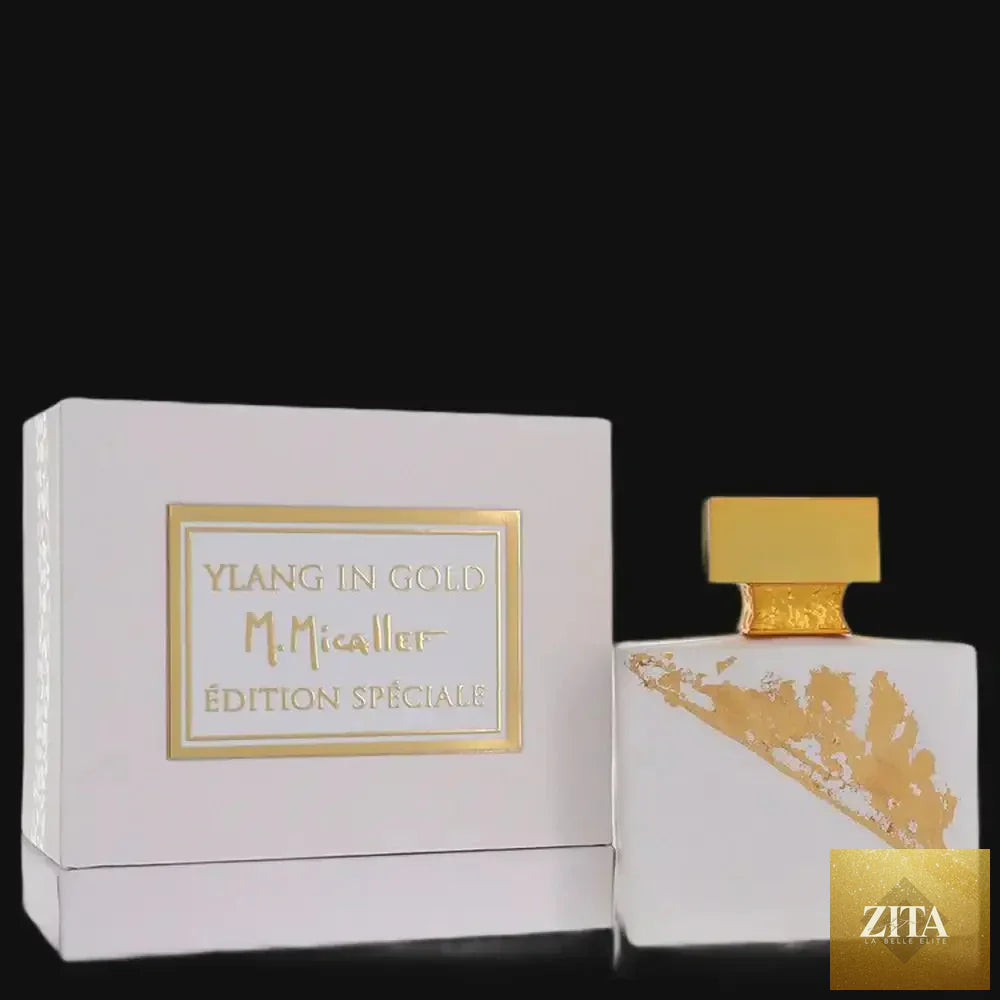 Ylang In Gold by M. Micallef perfume for women in 3.3 oz eau de parfum spray, featuring an elegant floral fragrance.