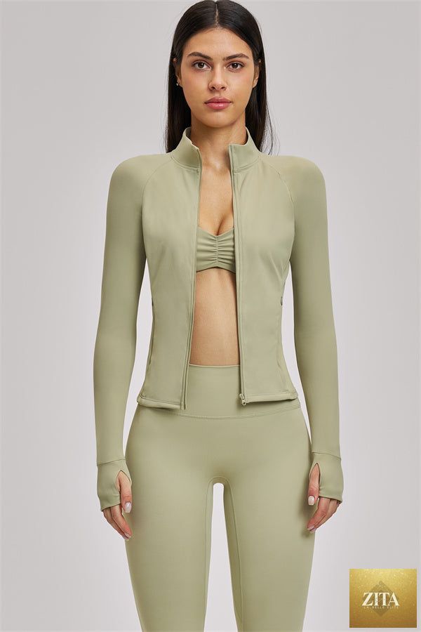 The Swoon Jacket Sports Bra Leggings 3-Piece Set