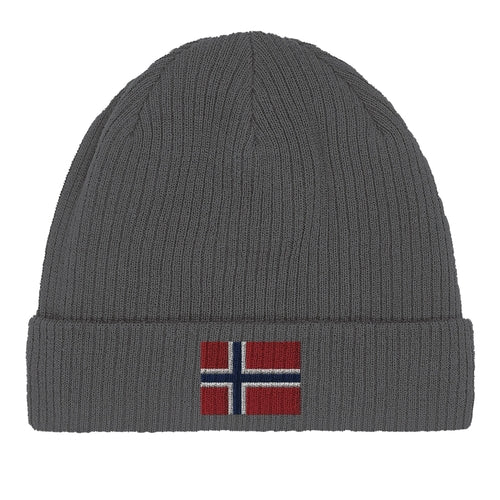Bonnet en coton Drapeau du Svalbard et de Jan Mayen Amethyst Clover