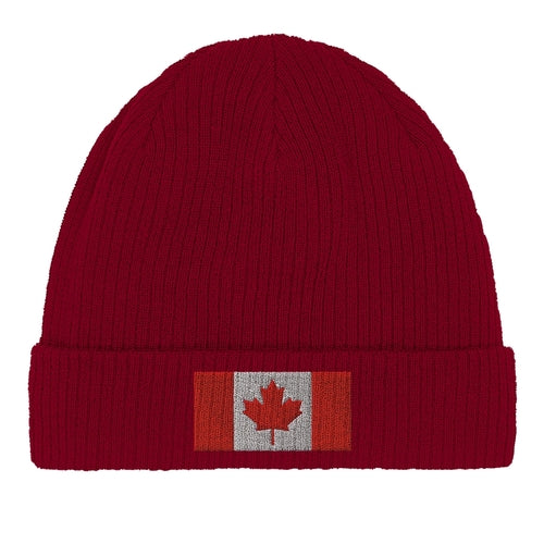 Bonnet en coton Drapeau du Canada Amethyst Clover