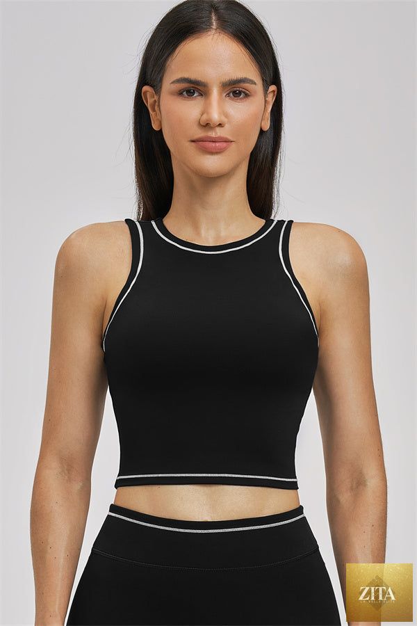 The Unbound Crop Top Shorts 2-Piece Set