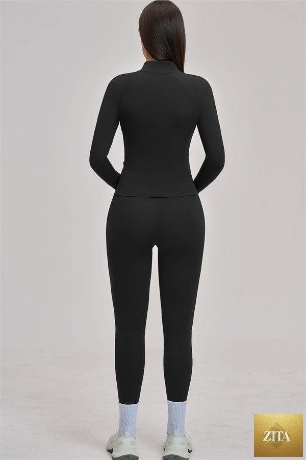The Swoon Jacket Sports Bra Leggings 3-Piece Set
