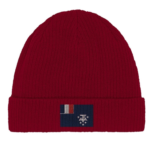 Bonnet en coton Drapeau de l'Antarctique française Amethyst Clover