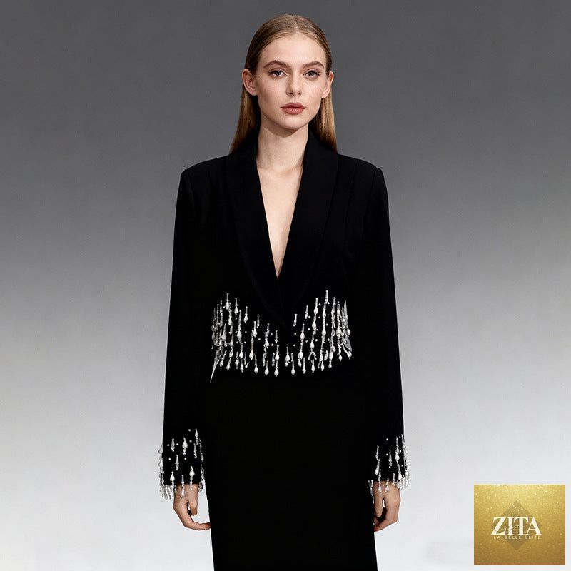 Elegant women's blazer by Sell My Stuff, versatile office-ready blazer with a fashionable design for professional or casual wear.