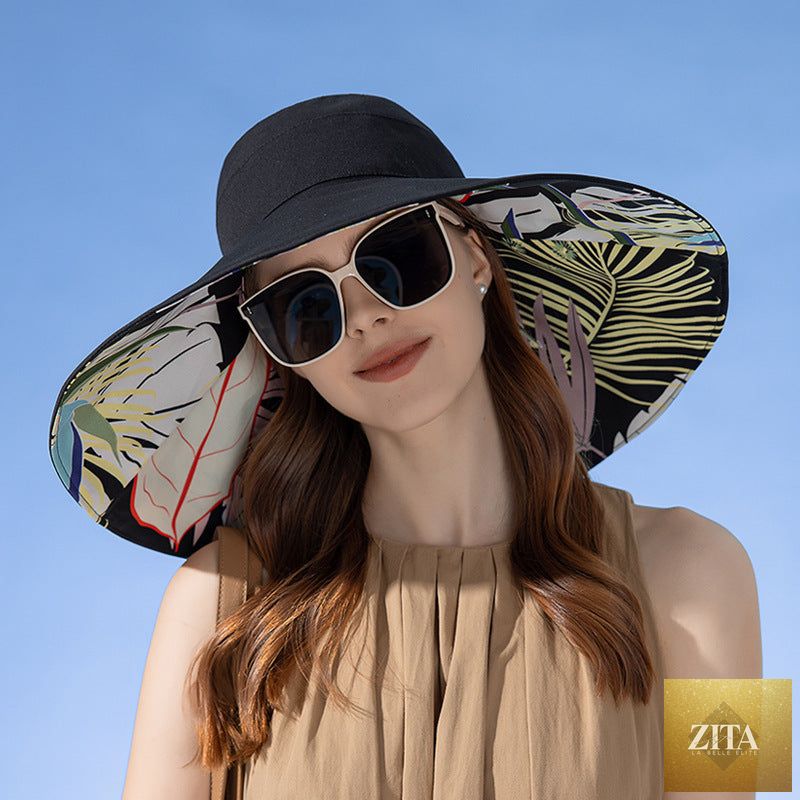 Double-sided Plus-sized Sun Hat