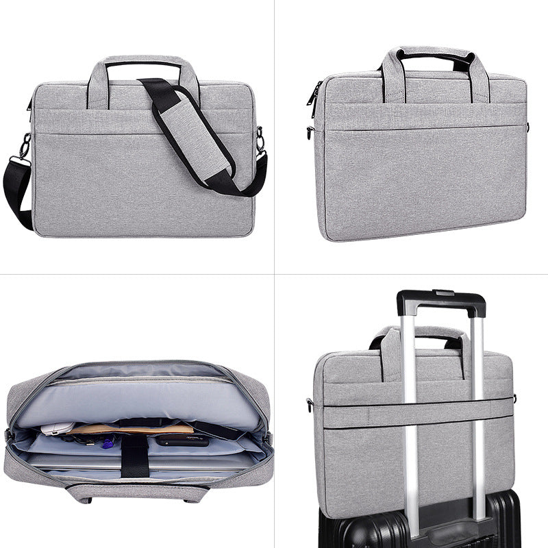 Black FLIPSTYLEZLLC laptop shoulder bag with padded strap, designed for carrying laptops securely and comfortably.