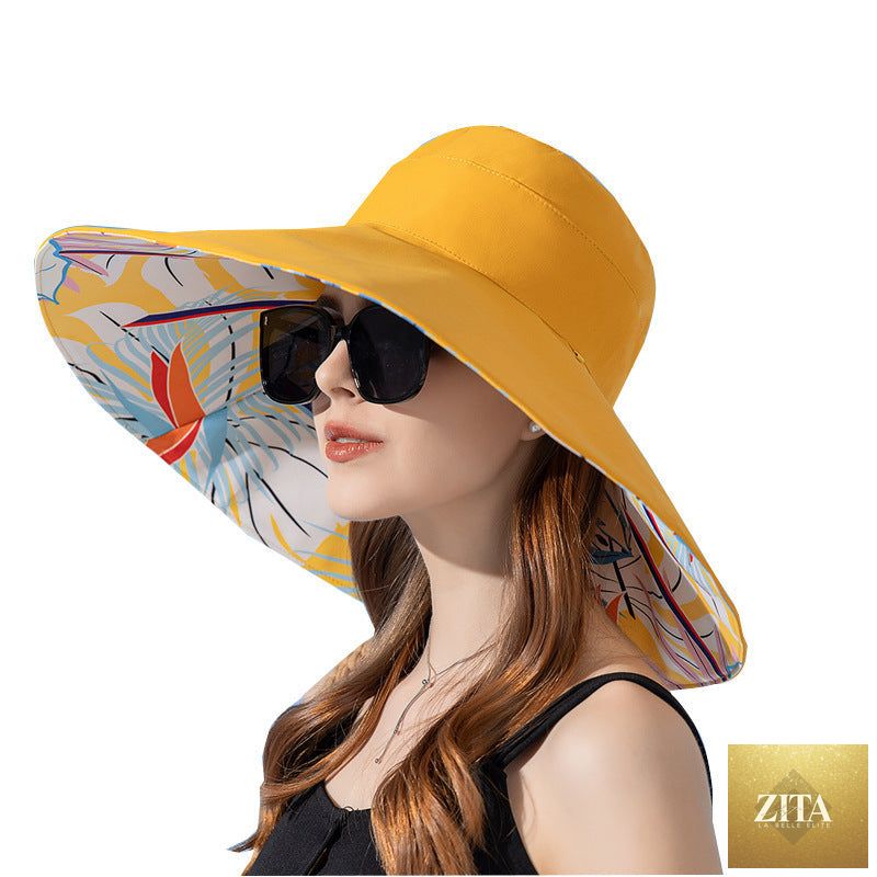 Double-sided Plus-sized Sun Hat