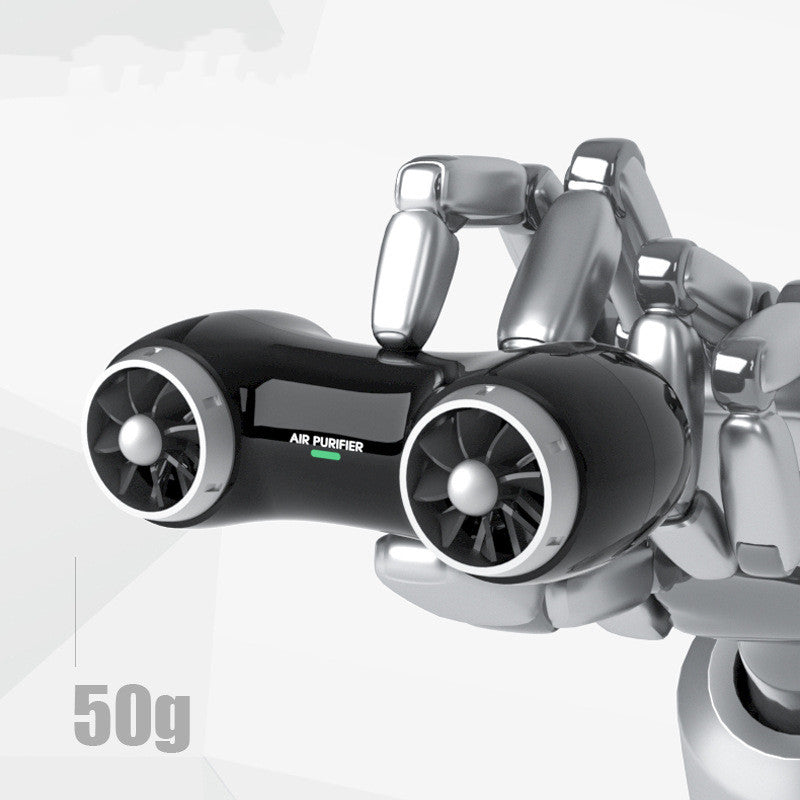 Car Negative Ion Air Purifier Car Interior Supplies Maroon Asteria