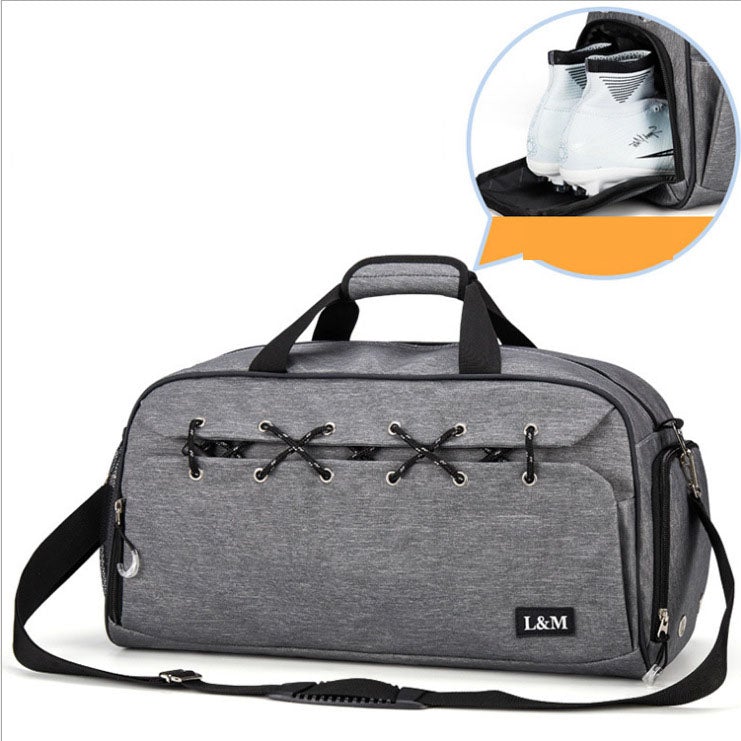 Sports Gym Travel Duffel Bag With Shoes Compartment