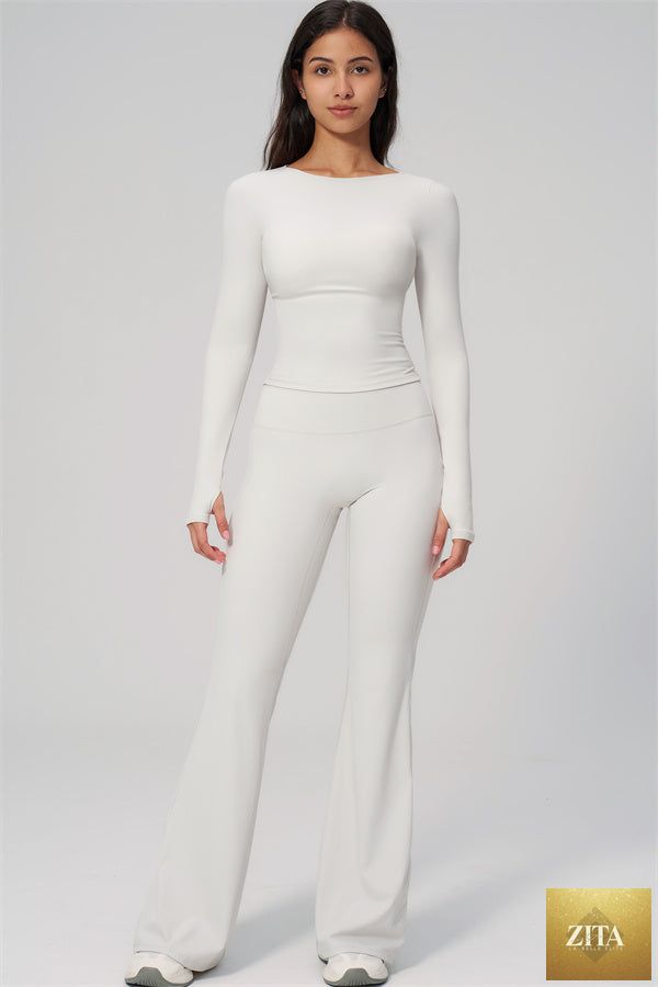 The Rapture Long Sleeve T-shirt Flared Leggings 2-Piece Set