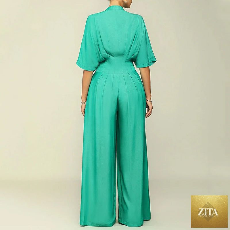 Cross-border Foreign Trade Independent Station Ladies Jumpsuit