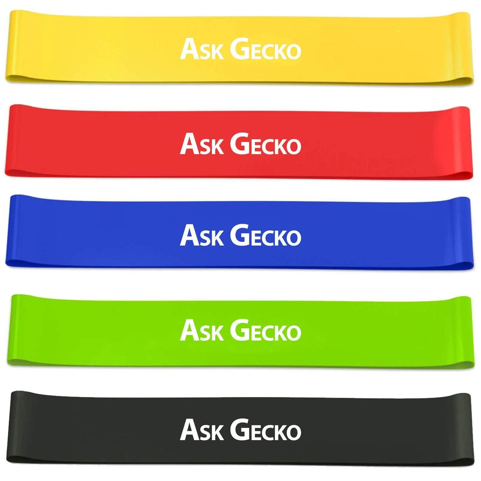 Resistance Loop Bands Exercise Set Fitness Workout Stretch Elastic Periwinkle Eros