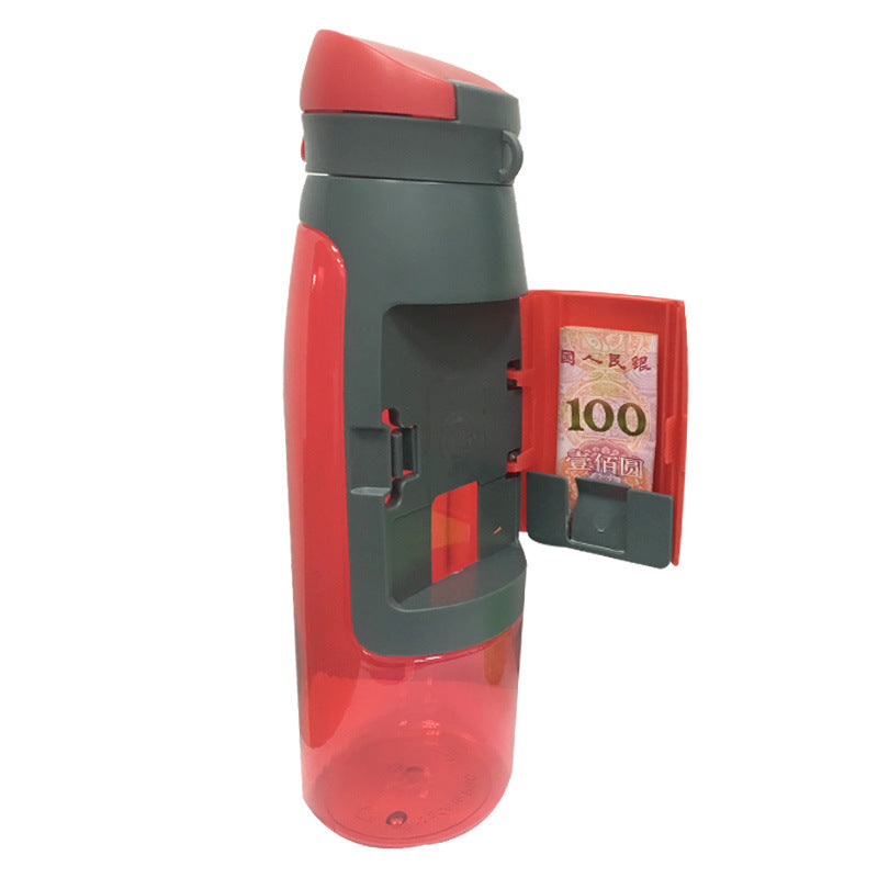 Water Bottle Shape Surprise Secret Diversion Hidden Security Maroon Asteria