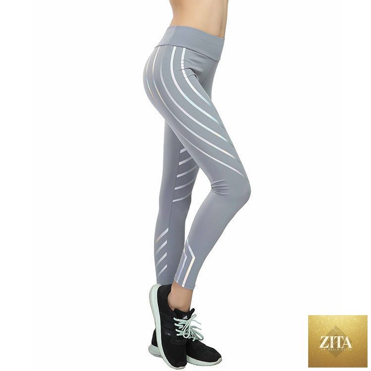 Fitness Yoga Pants Laser Printed Slimming Sports Leggings