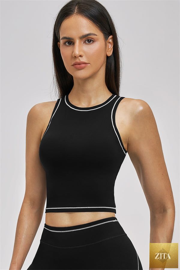 The Unbound Crop Top Shorts 2-Piece Set