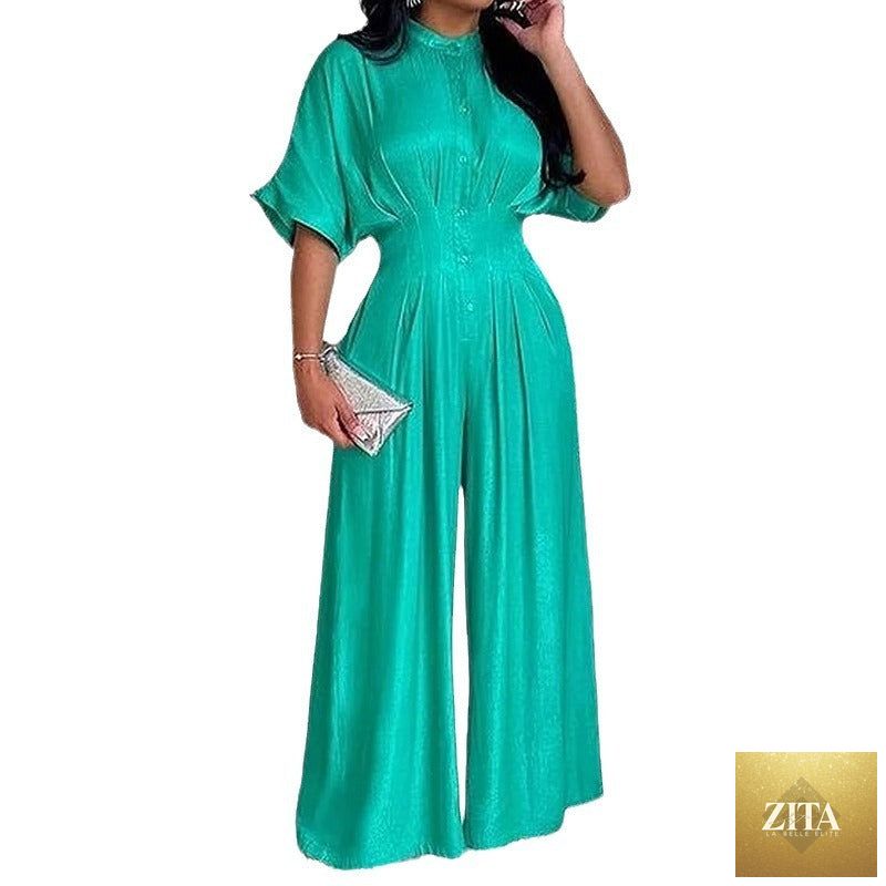 Cross-border Foreign Trade Independent Station Ladies Jumpsuit