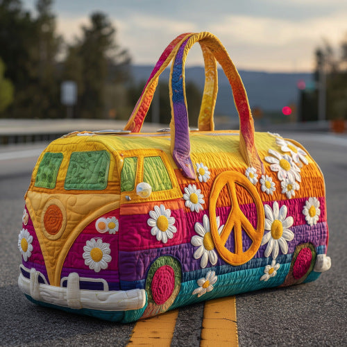 Social Buzz eSIMs travel bag, quilted fabric, with embroidery, designed for sports, fitness, and short-distance travel, versatile and stylish.