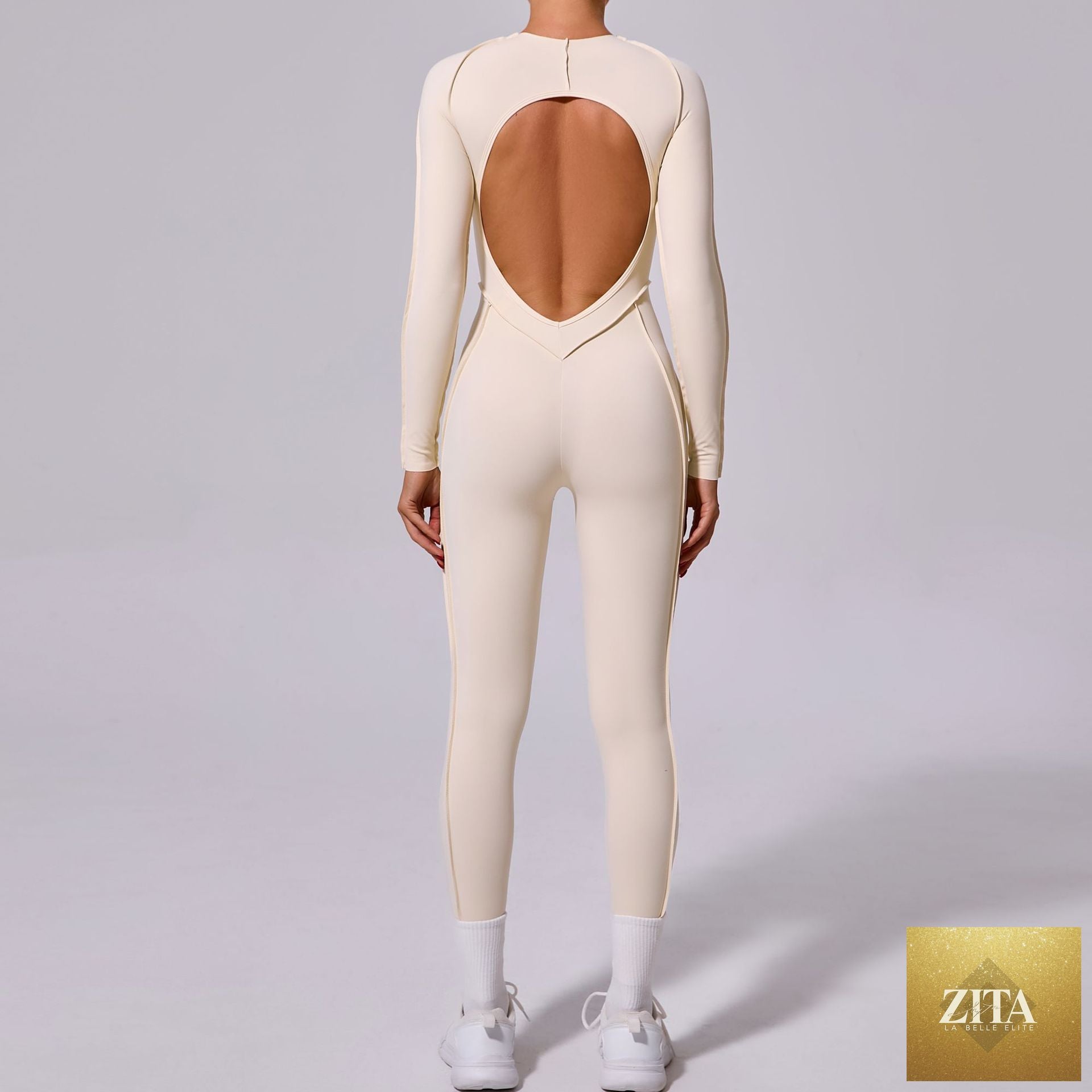 New Winter One-piece Sports Yoga Jumpsuit Backless Tight Jumpsuit