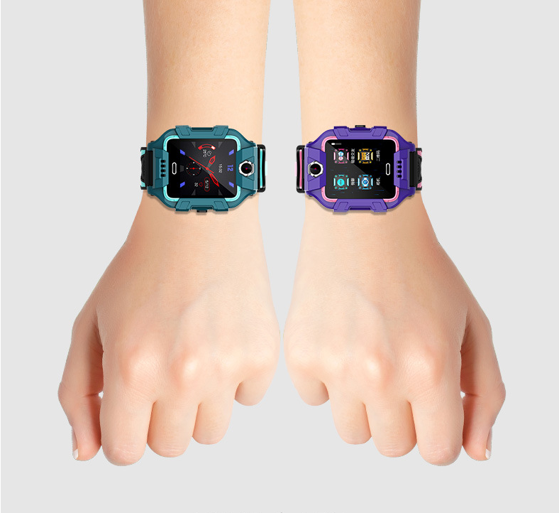 Kids Smart Watch SOS Call Location Finder Locator Tracker Maroon Asteria