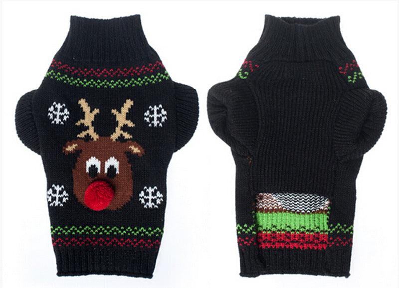 Winter Wonderland Pet Sweater: Cozy Christmas Fashion For Cats And White Diomedes