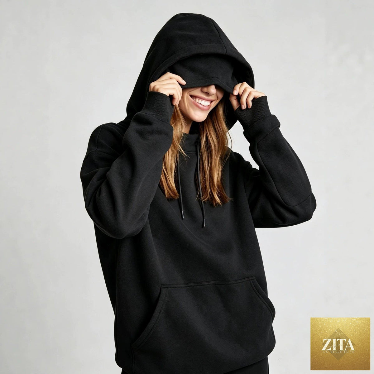Women's Fleece-Lined Hooded Pullover Sweatshirt