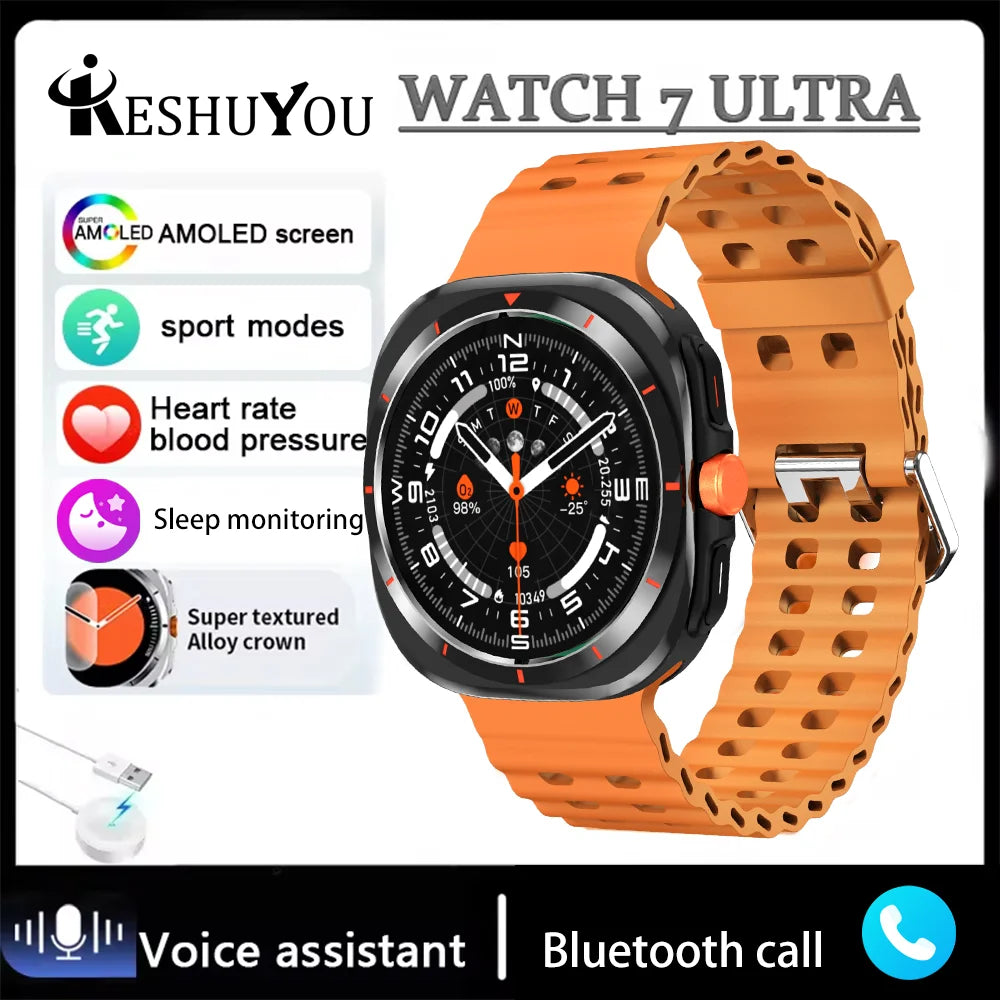 New Smart Watch Classic Men Women Smart Watch Bluetooth Voice Call AI Voice Outdoor Sports Smart Watch Gift