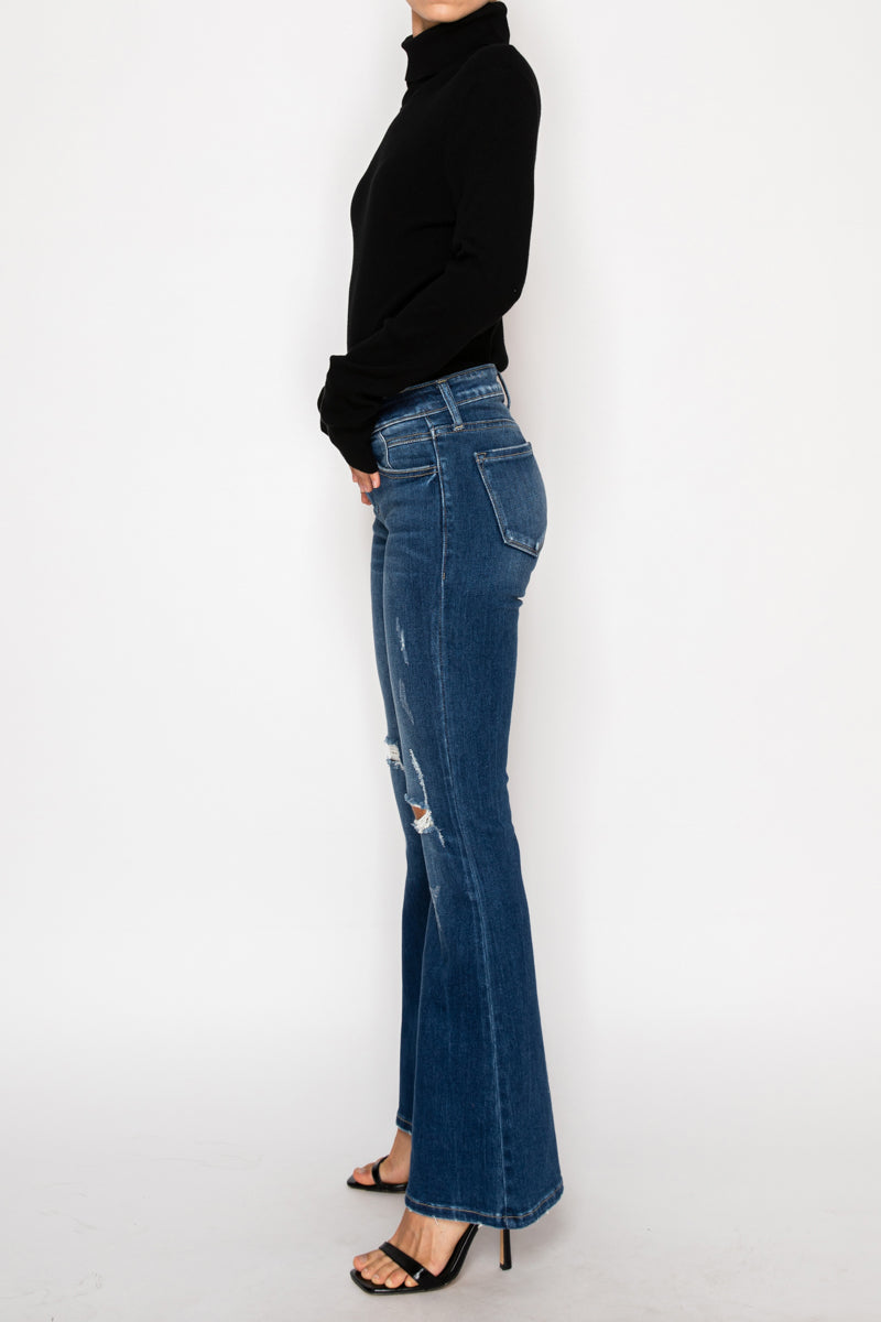 Margaret Low Rise Stretch Vintage Flare Jeans (Reg & Plus)
