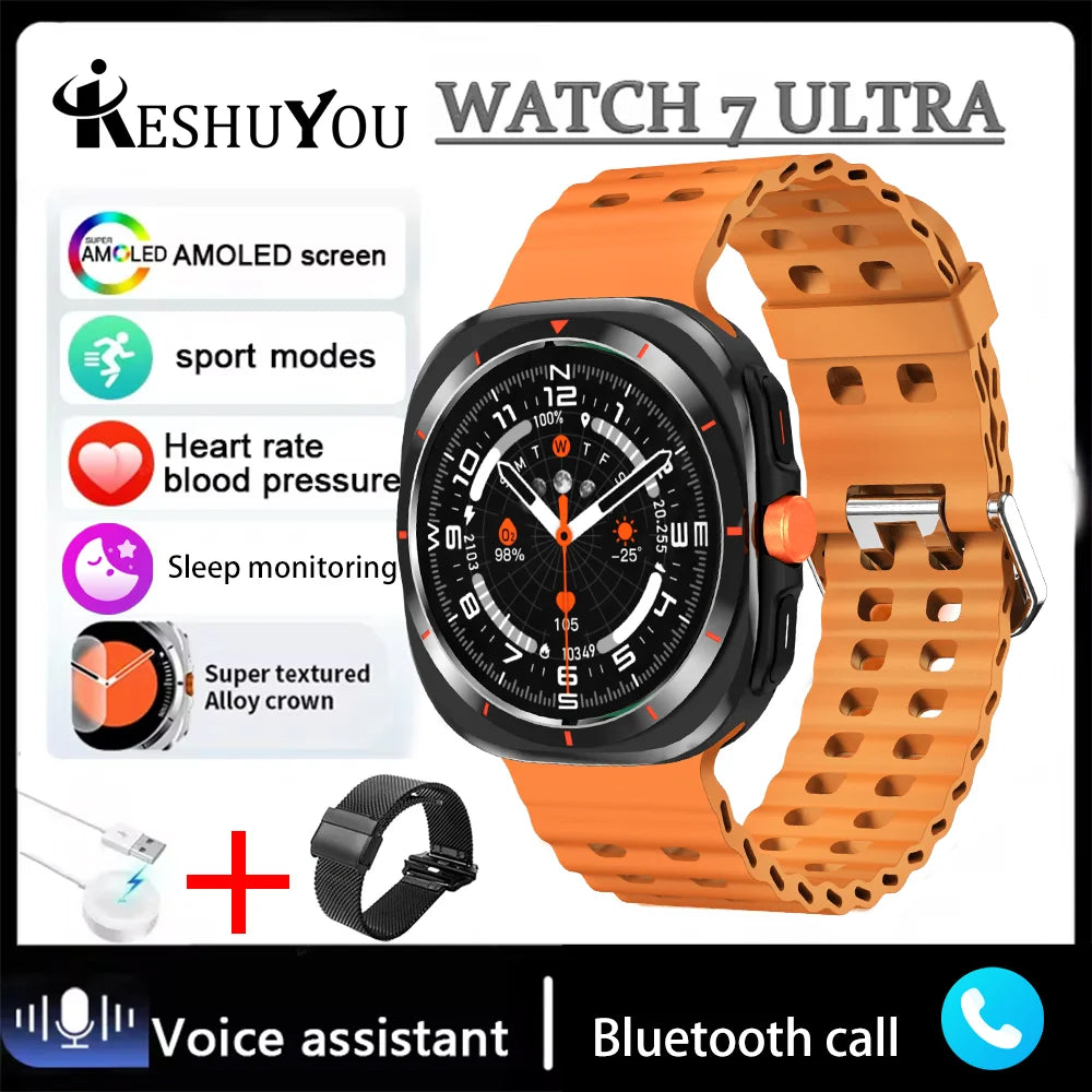 New Smart Watch Classic Men Women Smart Watch Bluetooth Voice Call AI Voice Outdoor Sports Smart Watch Gift