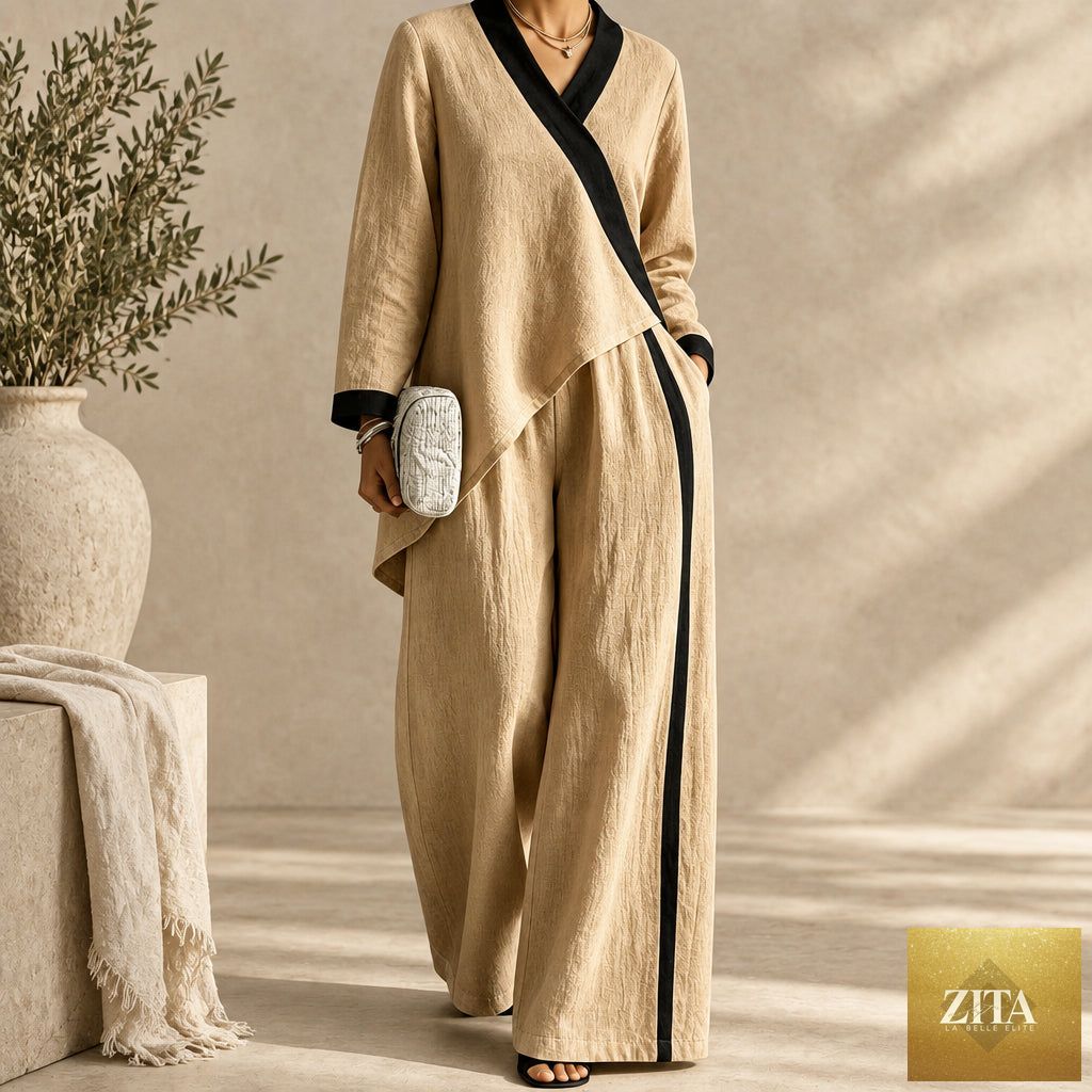 Women's 2-Piece Colour-Block Set