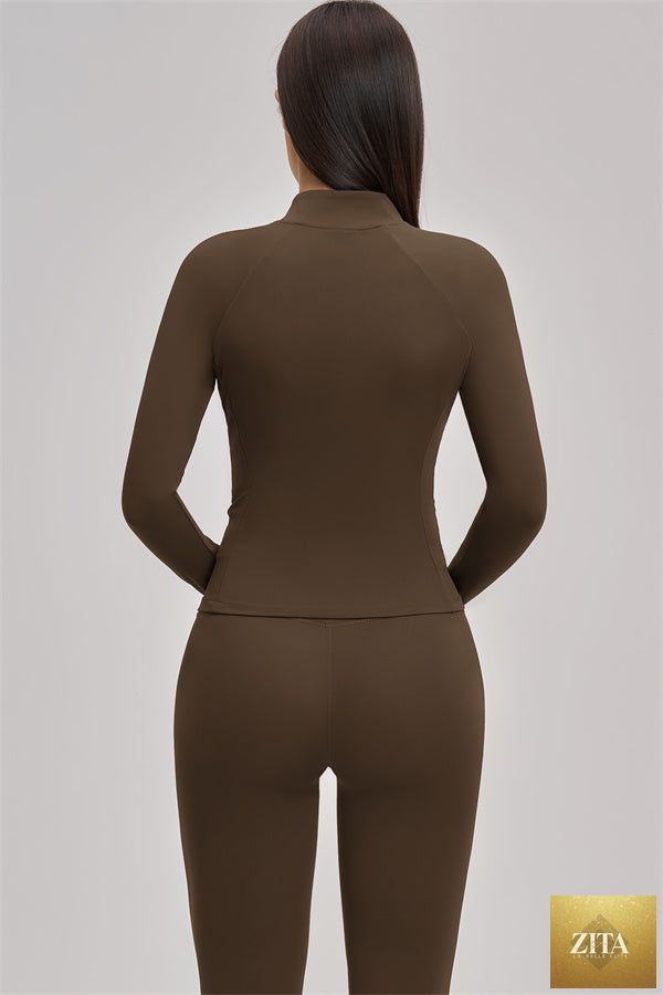 The Swoon Jacket Sports Bra Leggings 3-Piece Set