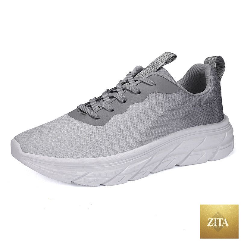 Men's Shoes Travel Mesh Breathable Comfortable Platform Sneaker