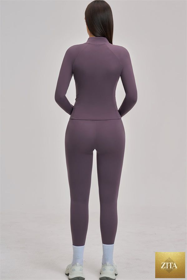 The Swoon Jacket Sports Bra Leggings 3-Piece Set